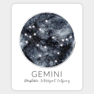 Gemini Zodiac Moon Constellation Sticker